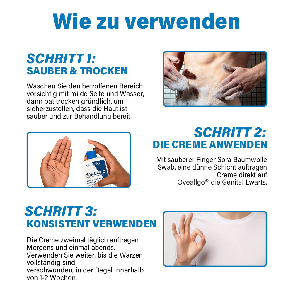Oveallgo® NanoLipo HPV Genital warzen-Eraser creme