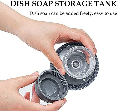 Cleaning Brush Kitchen Brush with Integrated Detergent