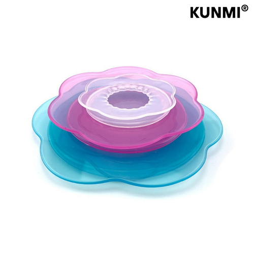 KUNMI® Silicone Stretch Lids Reusable Bowl Covers set (3PCS)