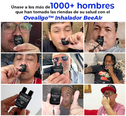 Oveallgo™ BeeAir Inhalador nasal de doble orificio para el bienestar de la próstata.