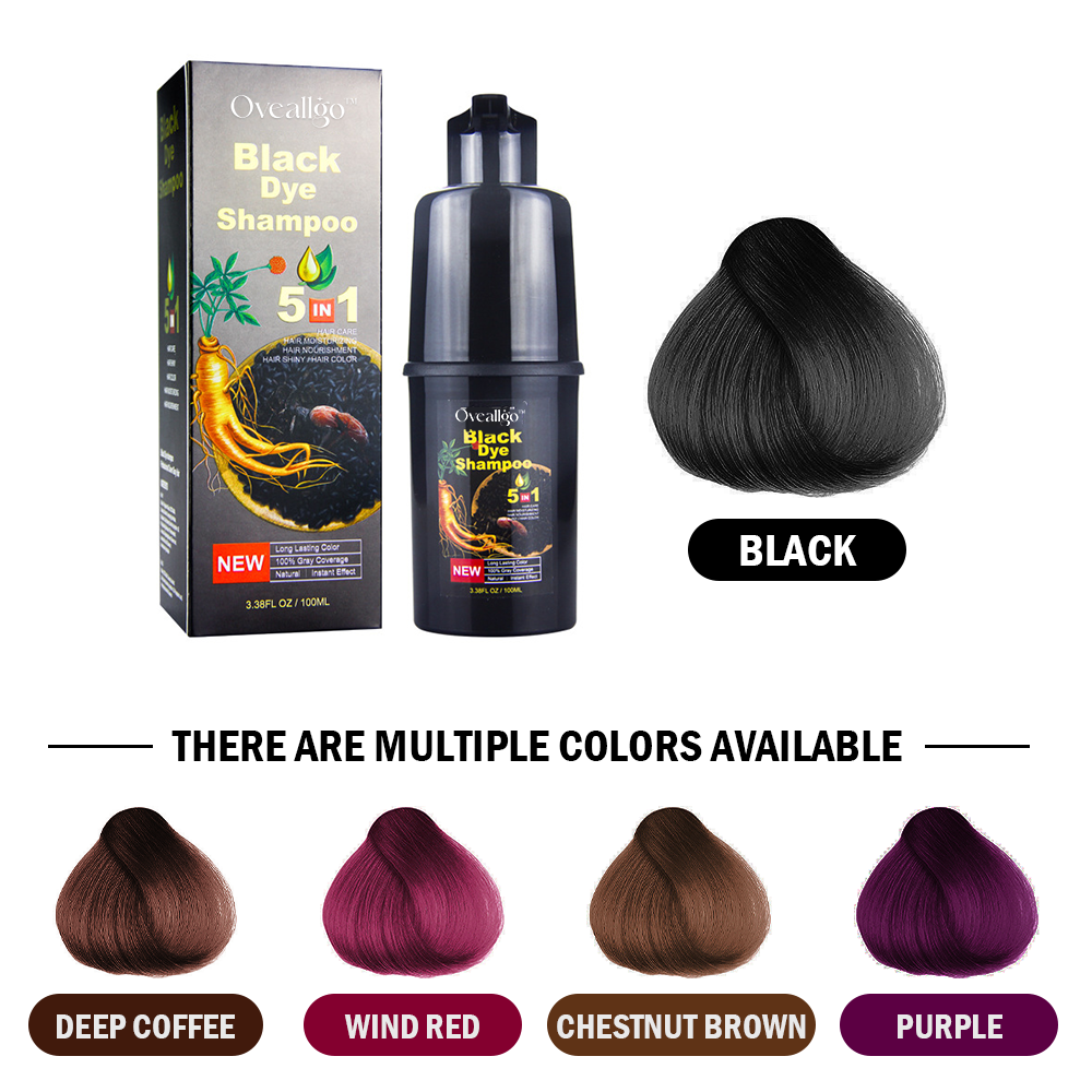 Oveallgo™ Plant-Based Hair Coloring Shampoo