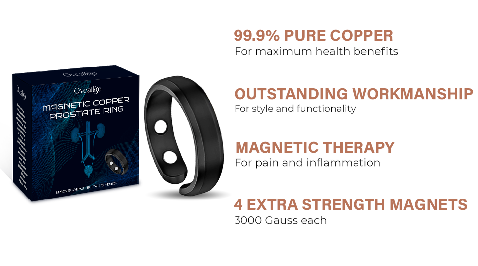 Oveallgo™ Magnetic Copper Prostate Ring