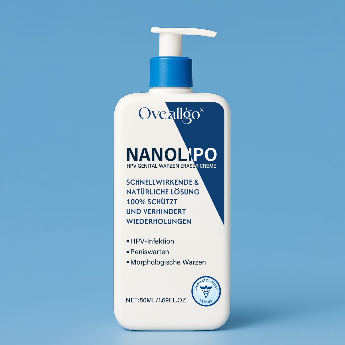 Oveallgo® NanoLipo HPV Genital warzen-Eraser creme