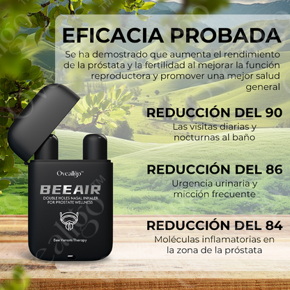 Oveallgo™ BeeAir Inhalador nasal de doble orificio para el bienestar de la próstata.