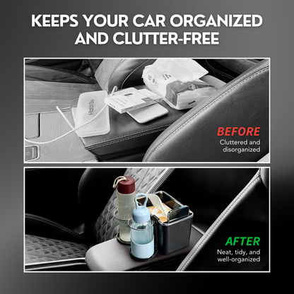 Armlehnen-Ablagefach mit 2 Getränkehaltern