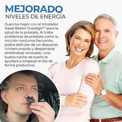 Oveallgo™ BeeAir Inhalador nasal de doble orificio para el bienestar de la próstata.