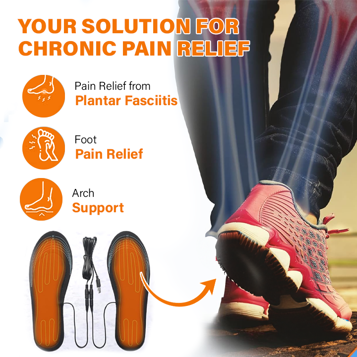 iRosesilk™ SmartHeat USB Insoles