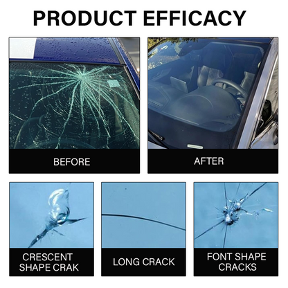 iRosesilk™ GlassFix Guard: 2024 Windshield Crack Repair Formula