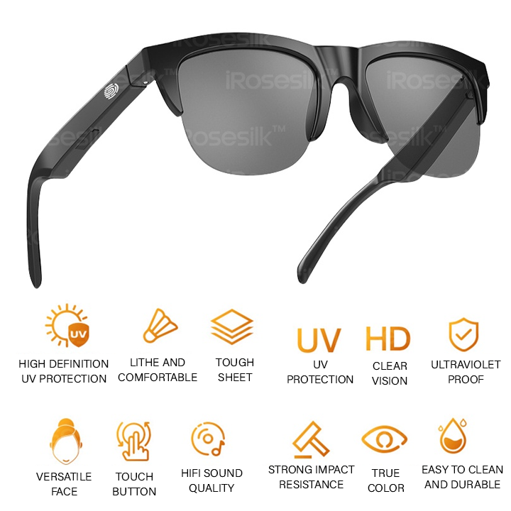 iRosesilk™ Futuristic Bluetooth Smart Glasses