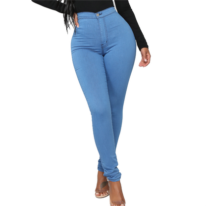 Skinny Stretch Pull-On Jeggings High Waisted Pants