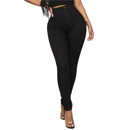 Skinny Stretch Pull-On Jeggings High Waisted Pants