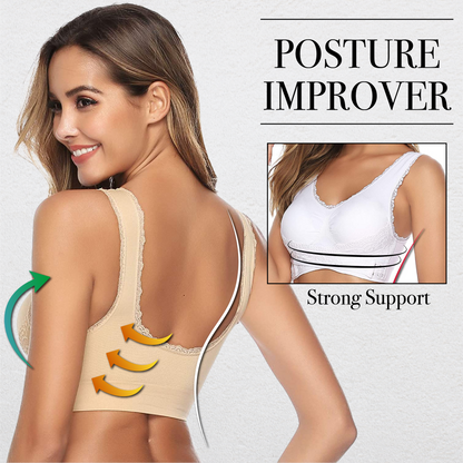 Front Cross Push-Up Comfy Bra