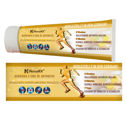 NovaRX® Kurkuma & Emu-Öl Arthritis-beruhigendes Schmerzlinderungs-Massagegel