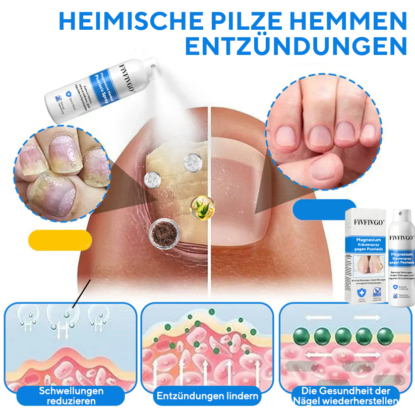 Fivfivgo® Magnesium-Kräuterspray gegen Psoriasis