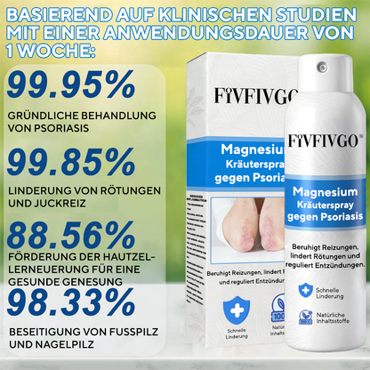 Fivfivgo® Magnesium-Kräuterspray gegen Psoriasis