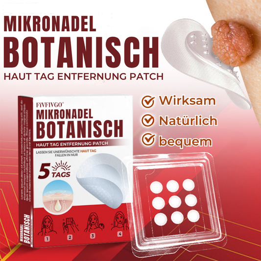 Fivfivgo® MikroNadel Botanisch Haut Tag Entfernung Patch 🇩🇪 Hergestellt in der Germany