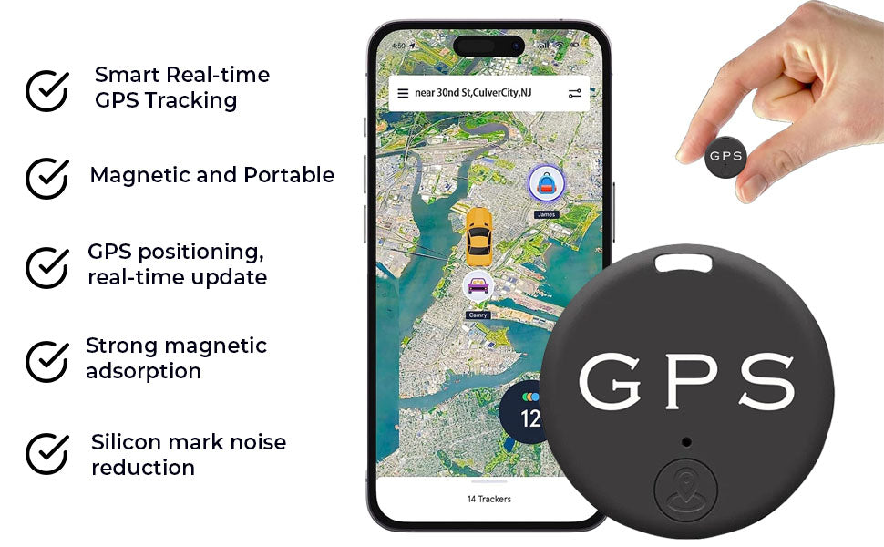 Oveallgo® EasyFind Mini Magnetischer GPS-Tracker