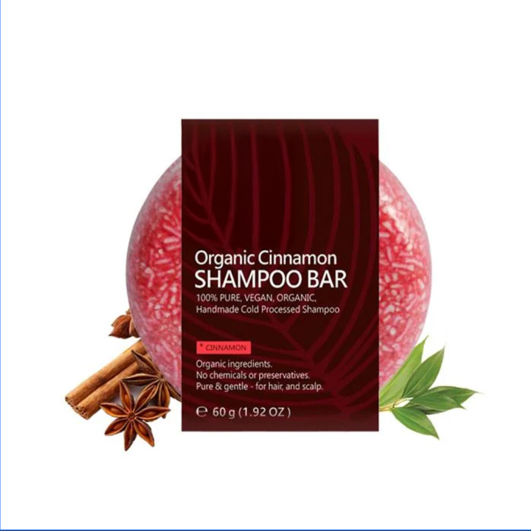 Herbal Essential Oil Infused Shampoo Bar (Cinnamon)