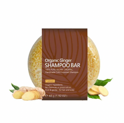 Herbal Essential Oil Infused Shampoo Bar (Ginger)
