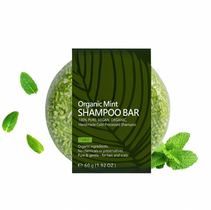 Herbal Essential Oil Infused Shampoo Bar (Mint)