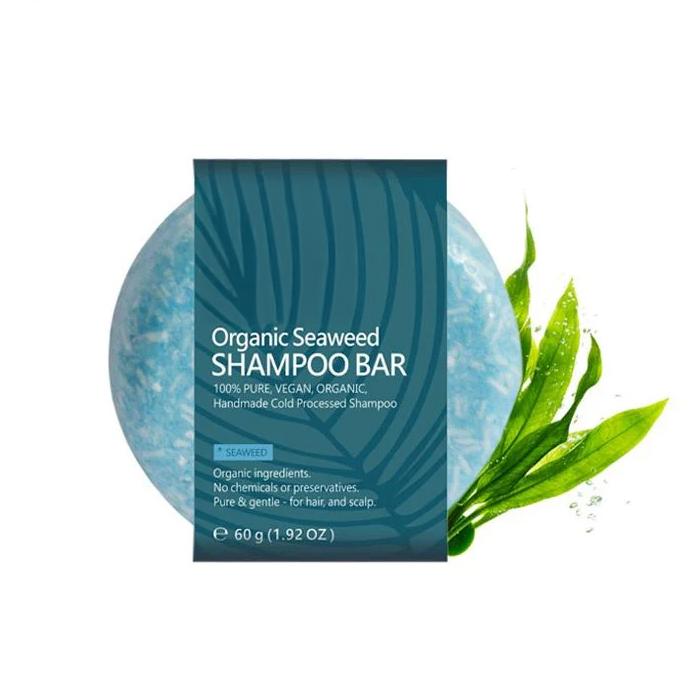 Herbal Essential Oil Infused Shampoo Bar (Seaweed)