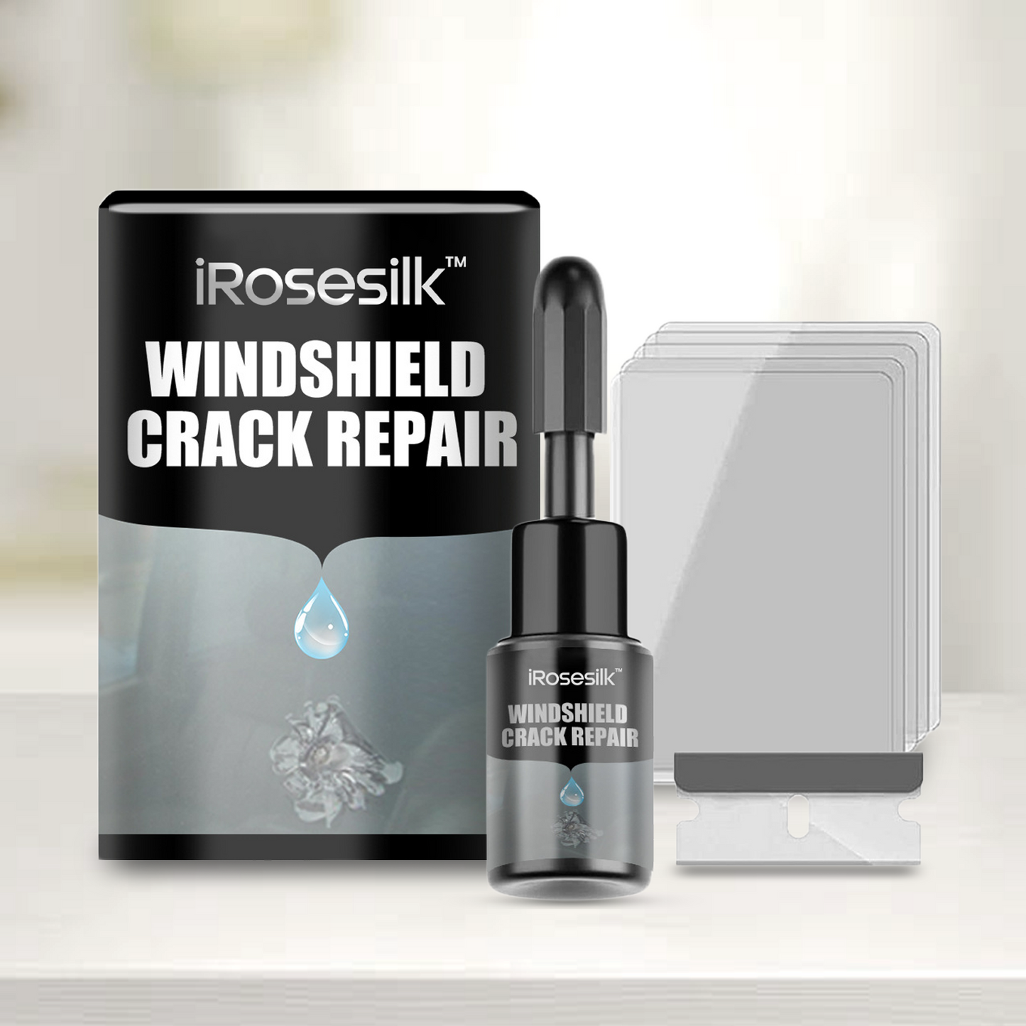 iRosesilk™ GlassFix Guard: 2024 Windshield Crack Repair Formula