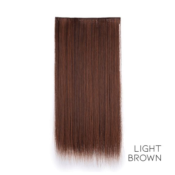 Clip-In Invisible Hair Extension Morning Shades Light Brown 