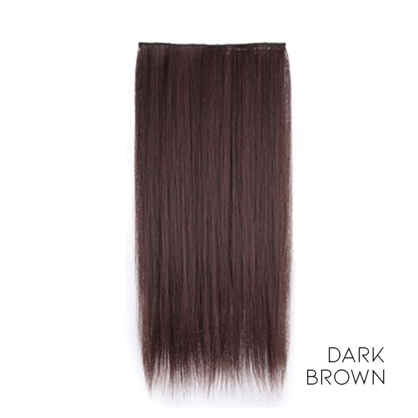 Clip-In Invisible Hair Extension Morning Shades Dark Brown 