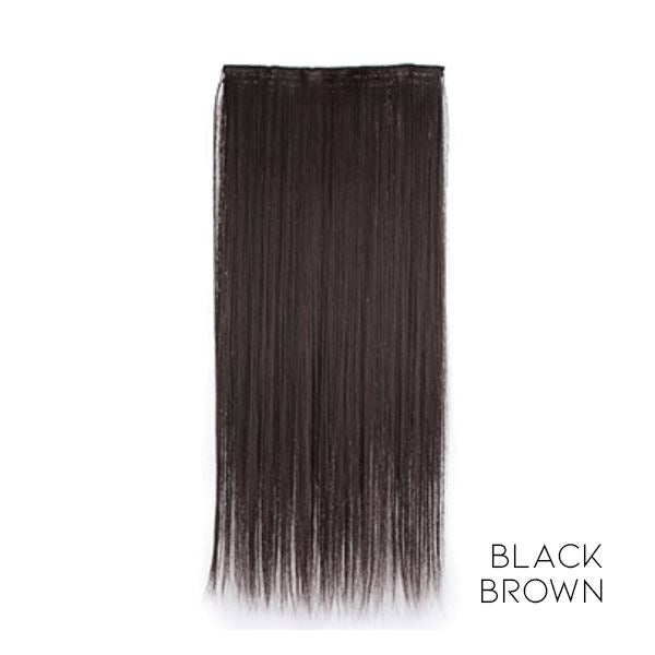 Clip-In Invisible Hair Extension Morning Shades Black Brown 