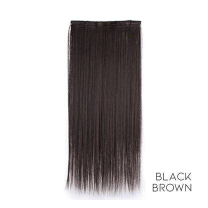 Clip-In Invisible Hair Extension Morning Shades Black Brown 