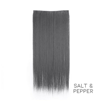Clip-In Invisible Hair Extension Morning Shades Salt and Pepper 